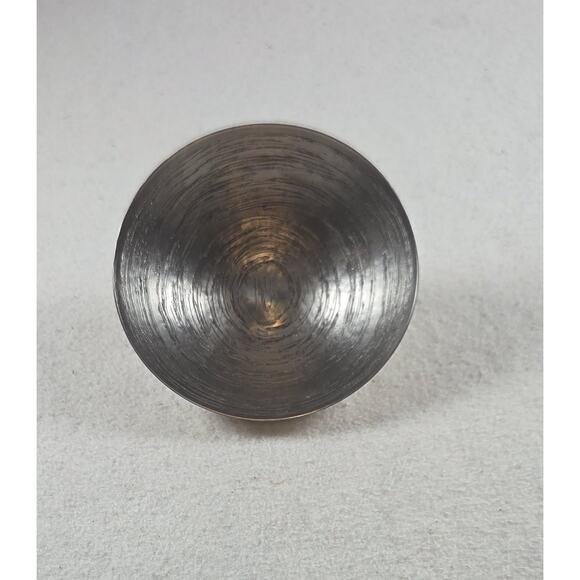 Studio A Home Hammered Metal Decorative Bowl – Silver Tone Textured Finish - Picture 3 of 5